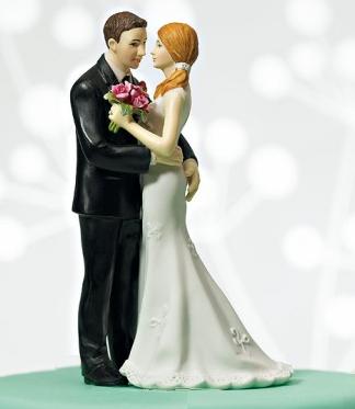 Bride & groom topper