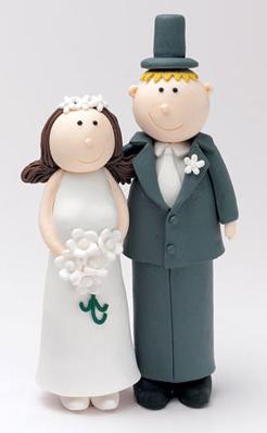 Bride & groom topper